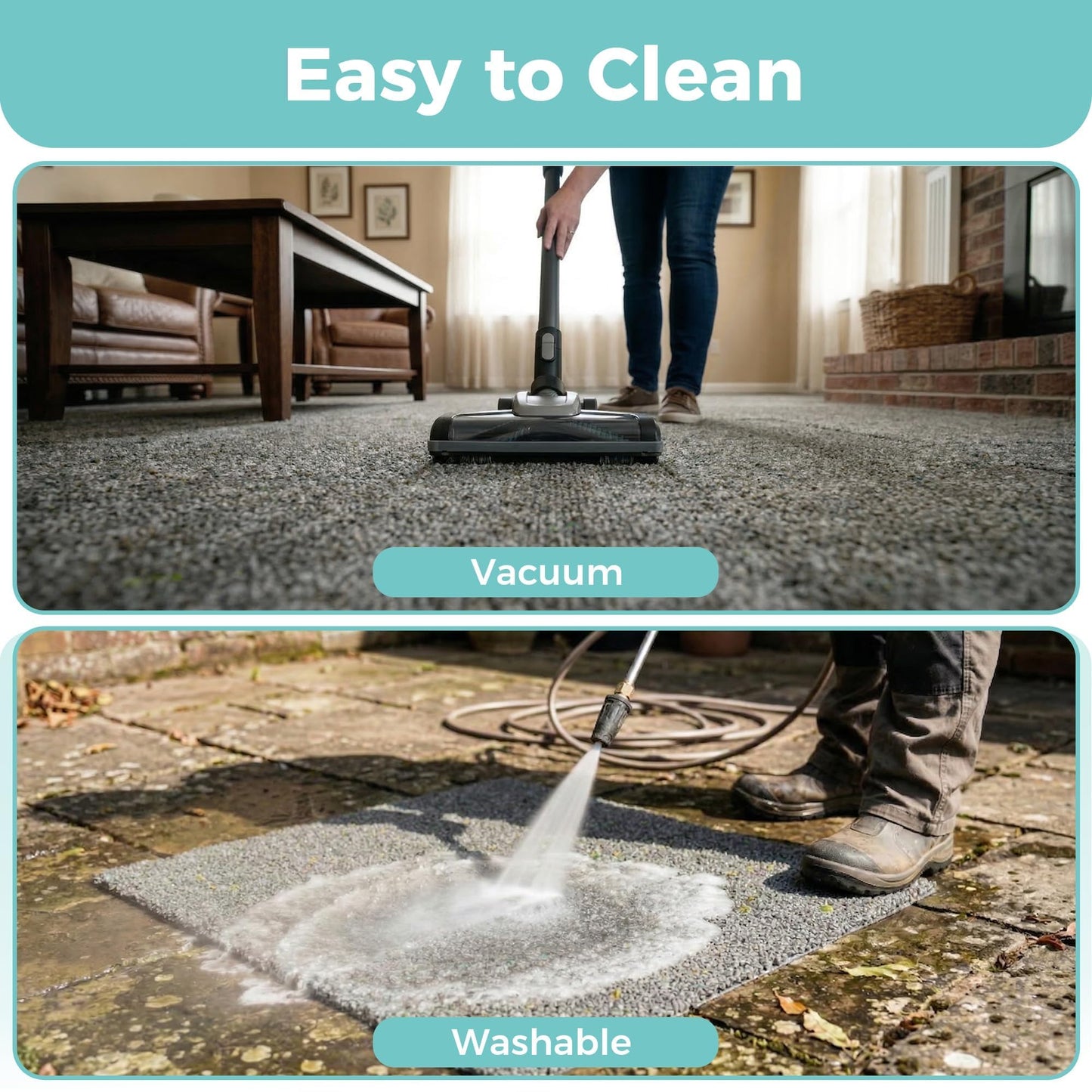 jxgzyy Commercial Carpet Tiles 20x20in, 0.38" Thickened Carpet Squares with Silicone Backing, Heavy Duty Carpet Floor Tiles with Padding Attached for Home Office Garage Hotel, 12 Pcs/32.4 Sqft