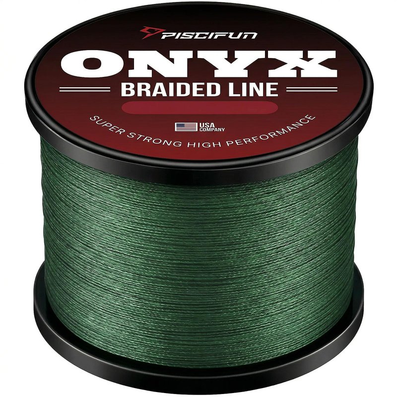 Piscifun Onyx Braided Fishing Line Advanced Superline Braid Lines 300Yd 25lb Green