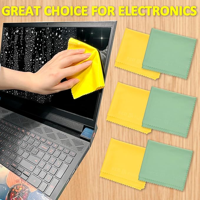 Eco-Fused Microfiber Cleaning Cloths