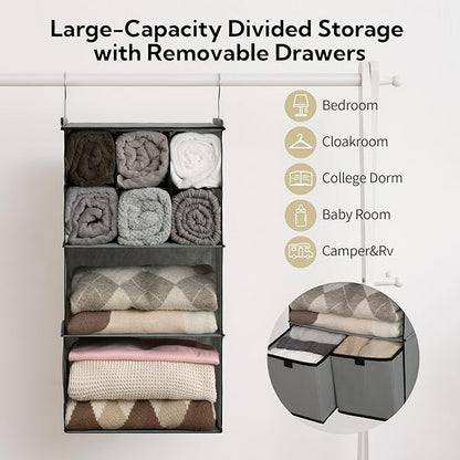 GRANNY SAYS Hanging Closet Organizer