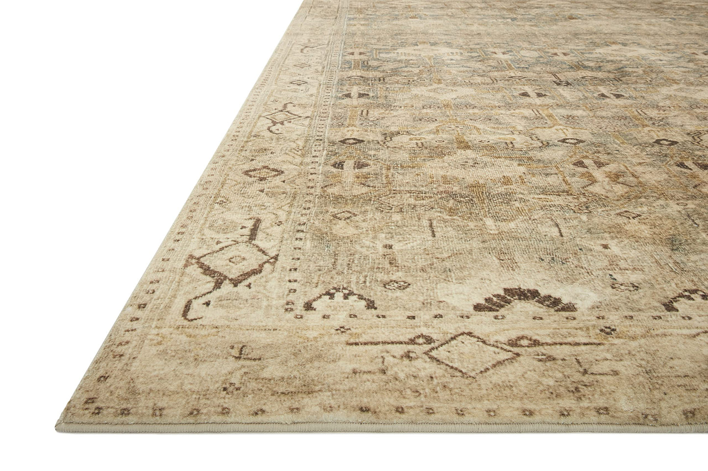 Loloi Margot Collection MAT-04 Antique/Sage 5'-0" x 7'-6" Area Rug feat. CloudPile, No-Shed Easy Clean Large Patterned Area Rug for Living Room, Bedroom, Dining Area