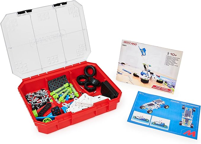 Meccano Action Springs Innovation Set STEAM Building Kit for Kids Aged 10 and Up