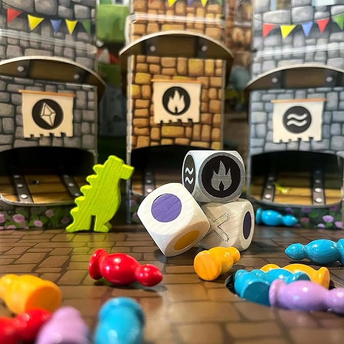 HABA Knuckling Knights: A New Twist on The HABA Games Classic Strategy Board Games for Family Night and Fun Board Games for Knight &amp Castle Fans