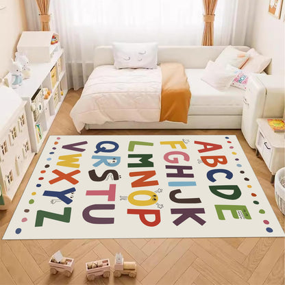 Large ABC Kids Area Rugs2x3ft, Kindergarten and Preschool Educational Learning Alphabet Area Rugs Playroom Kids Puzzle Rugs Suitable for Children's Rooms,for Nursery, Classroom, Baby Daycare