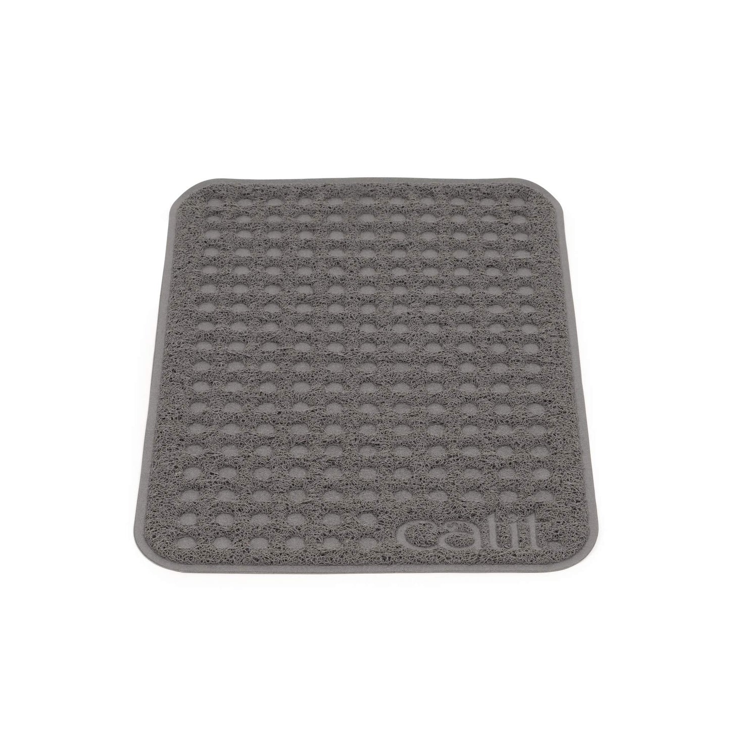 Catit Cat Litter Mat Rectangle Non-Slip Litter Trapping Mat Soft & Comfortable, Easy to Clean for All Cat Litter Types – Small