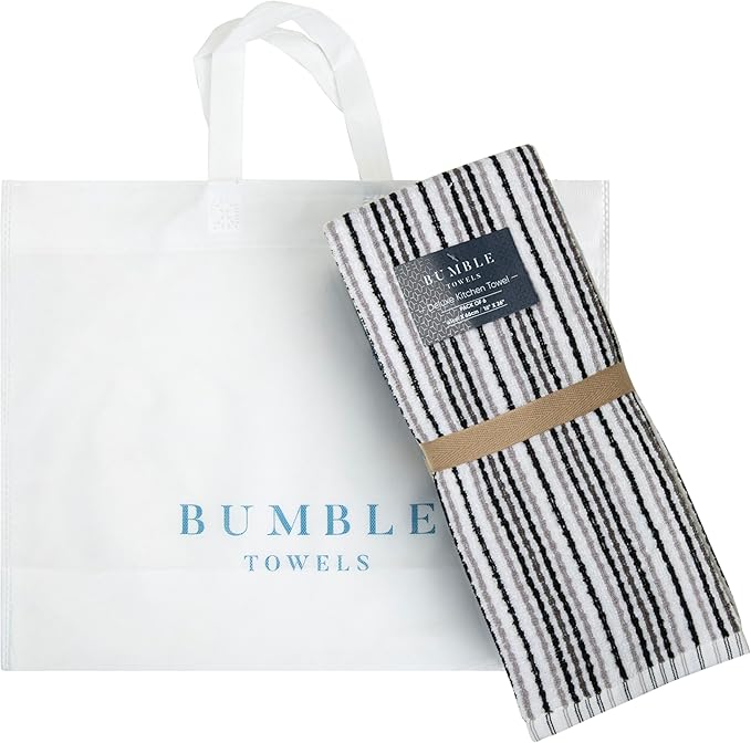 Popcorn Stripe Cotton Kitchen Towels