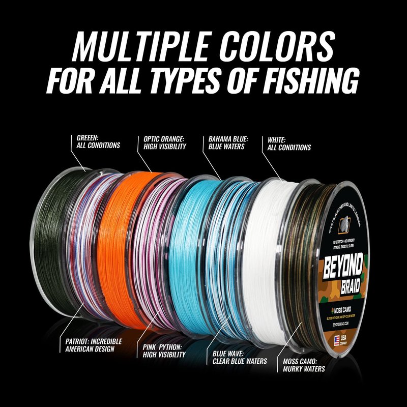 Beyond Braid Blackout No Fade 8X 300 Yards 50LB