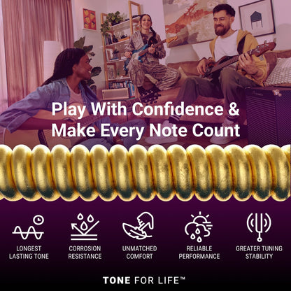 Elixir Strings, Acoustic Guitar Strings, 80/20 Bronze with NANOWEB Coating, Longest-Lasting Bright and Focused Tone with Comfortable Feel, 6 String Set, Light 12-53