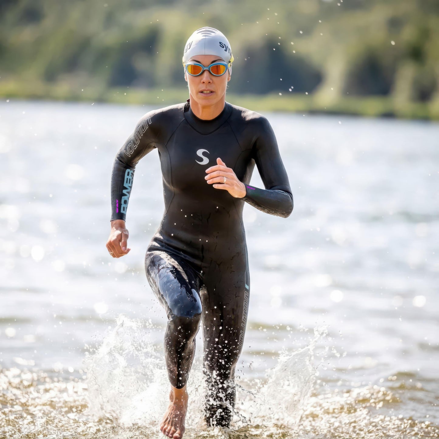 Synergy Women's Volution 3/2mm Triathlon Wetsuit - Full Sleeve Open Water (Women, Women's P1)