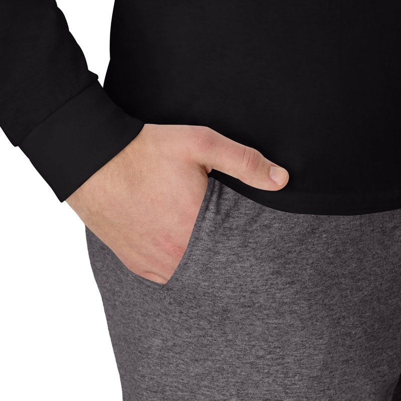 Hanes Mens Jersey Cotton With Pocket Workout-and-training-shorts, Charcoal Heather, X-Large US