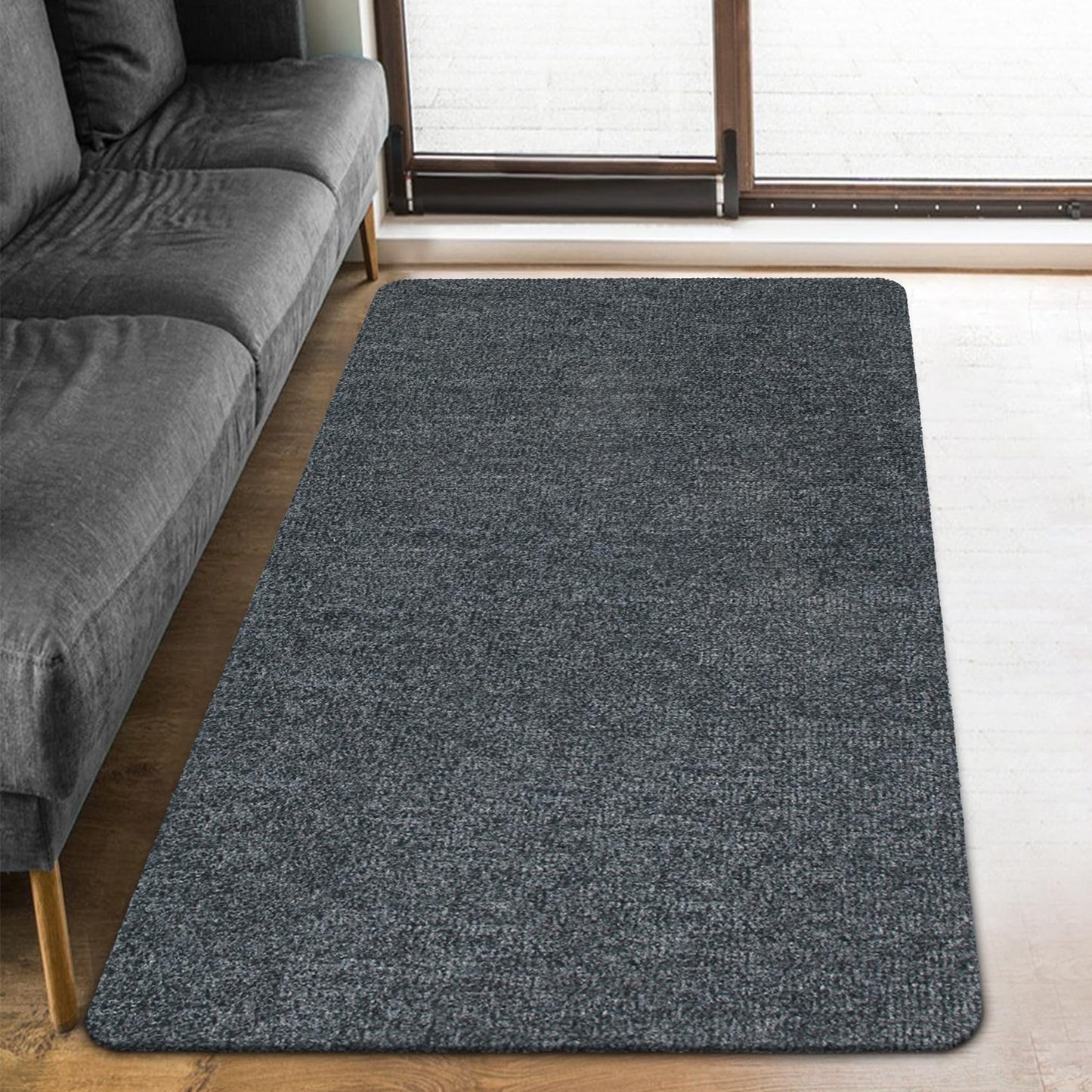 Neiza Front Door Mat Indoor and Outdoor, Non-Slip Low Profile Doormat 60"x35", Thin Yet Super Water, Quick-Drying, Dirt Resistant,No Shedding Doormats for Entrances, Garage, Pets,Hotel,Office