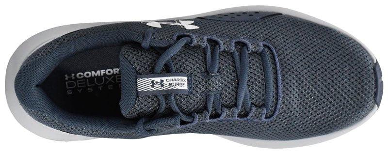 Under Armour Men's Charged Surge 4, (044) Downpour Gray/Mod Gray/White, 17.5, US