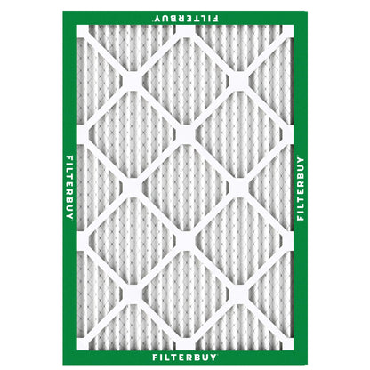 Filterbuy 30x36x1 Air Filter MERV 8 Essential Dust & Allergy Defense (4-Pack), Electrostatic Pleated HVAC AC Furnace Filters Replacement, Made in USA (Actual Size: 29.81 x 35.81 x 0.75)