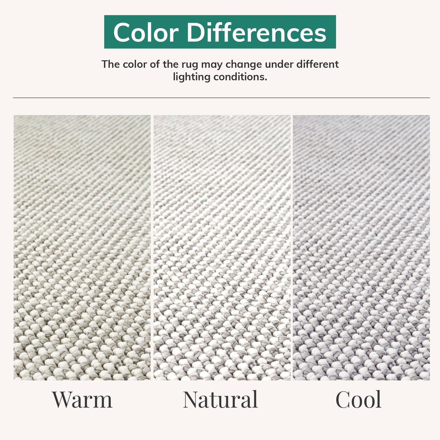 LUXE WEAVERS Solid Machine Woven Stone 4x6 Area Rug, Indoor Stain-Resistant Carpet