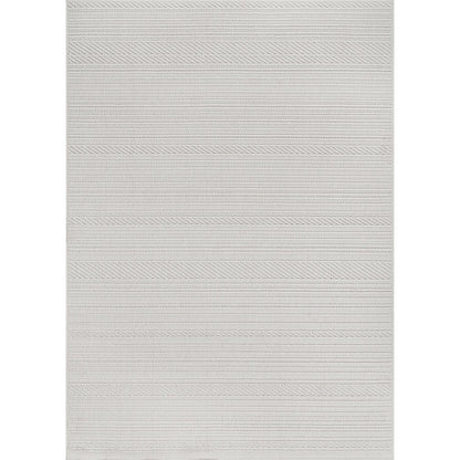 Luul Home Micro Loop Indoor Rug White 8x10 Boho Geometric Neutral Area Rugs for Living Room Soft Luxury Modern Low and High Pile Durable Stain Resistant Non-Shedding Indoor Area Carpet 8 x 10