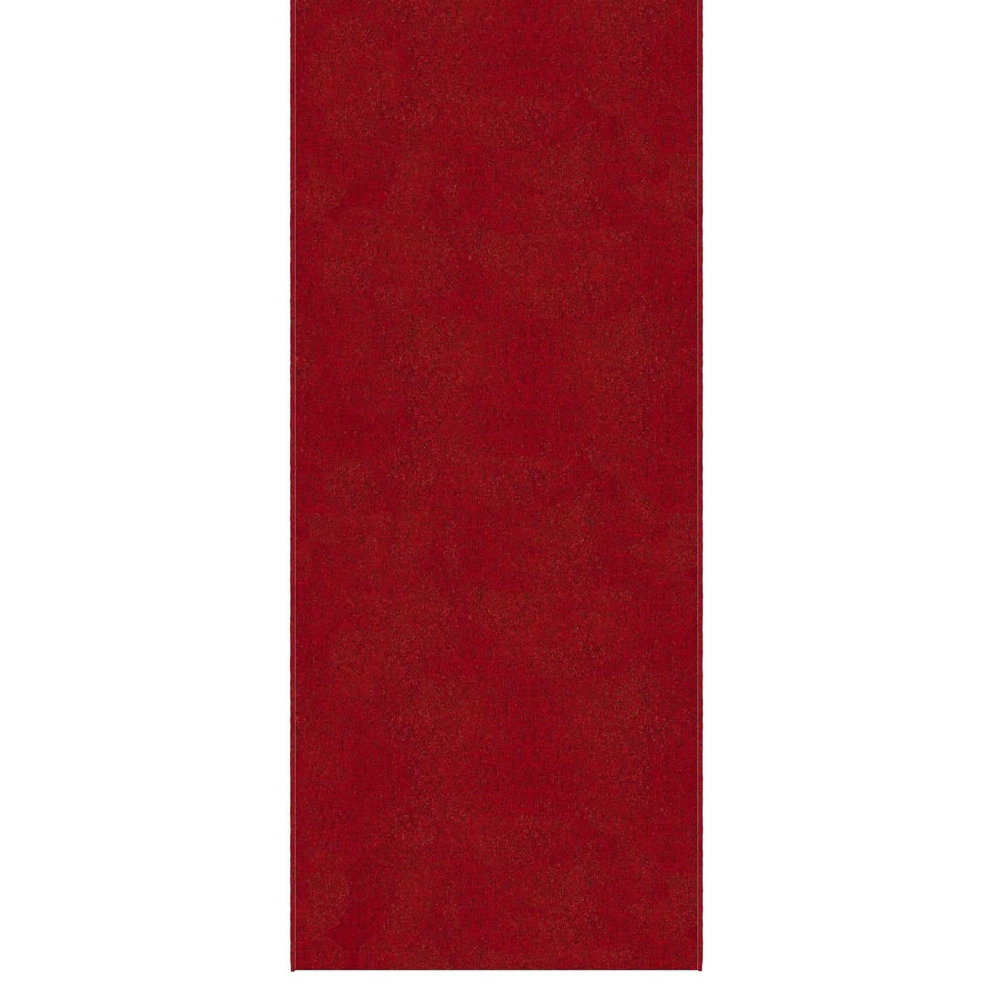 Ottomanson 2'7" x 11' Ultra-Thin Hallway Runner Rug - Durable Non-Slip Carpet for High-Traffic Areas - Fits Under Doors for Seamless Entry - Ideal for Kitchen, Entryway, Bedroom & Living Room, Red