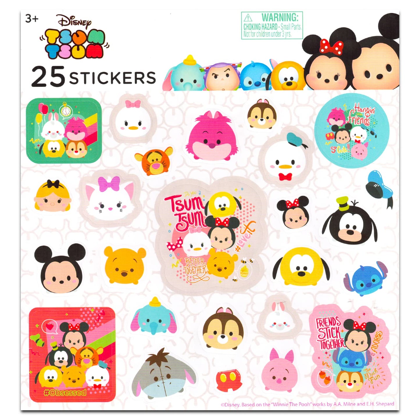 Disney Princess Backpack Set - 16" Bag with Moana, Mickey, Minnie, Frozen, Tiana, Snow White Plus Water Bottle, Stickers, More School Supplies Bundle