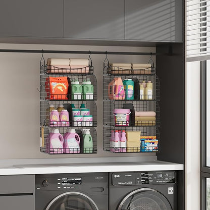 SWTYMIKI Hanging Closet Organizer Storage