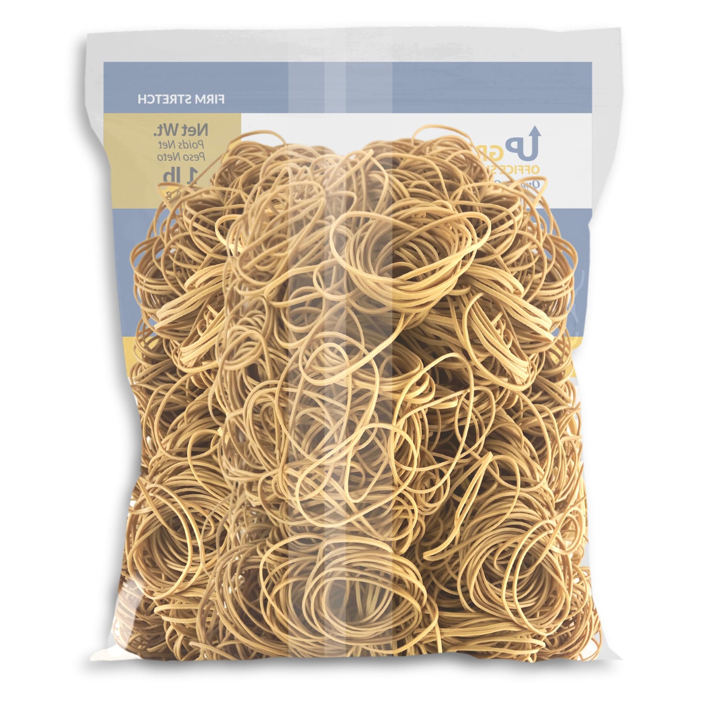 Upgrade Office Supply UPG22416PK2 Rubber Bands, Size #16 (5-1/8 in x 1/16 in), 1,800 Bands, 1 lb Bag, 2 Pack, USA