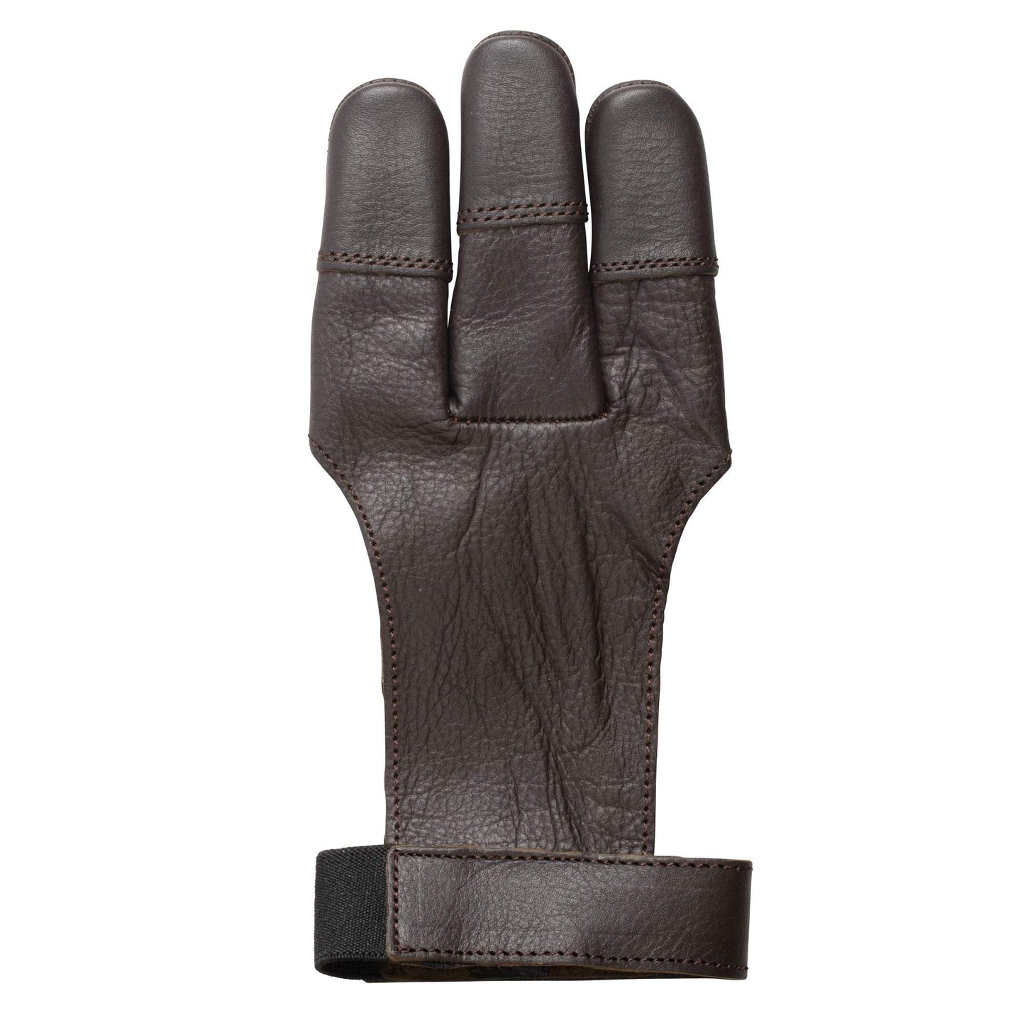 Bear Archery Leather 3 Finger Traditional Archery Shooting Glove, XL, Black (ASG101XL)