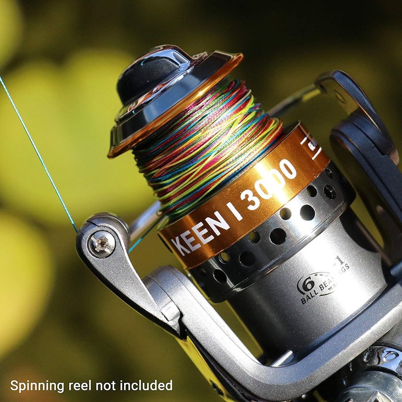 RUNCL 8 Strands Braided Fishing Line - High Visibility, Super Strong & Abrasion Resistant | 328yds to 1093yds, 12lb to 100lb
