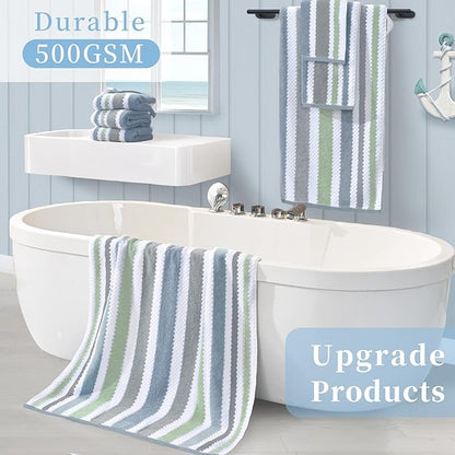 Striped Bath Towels