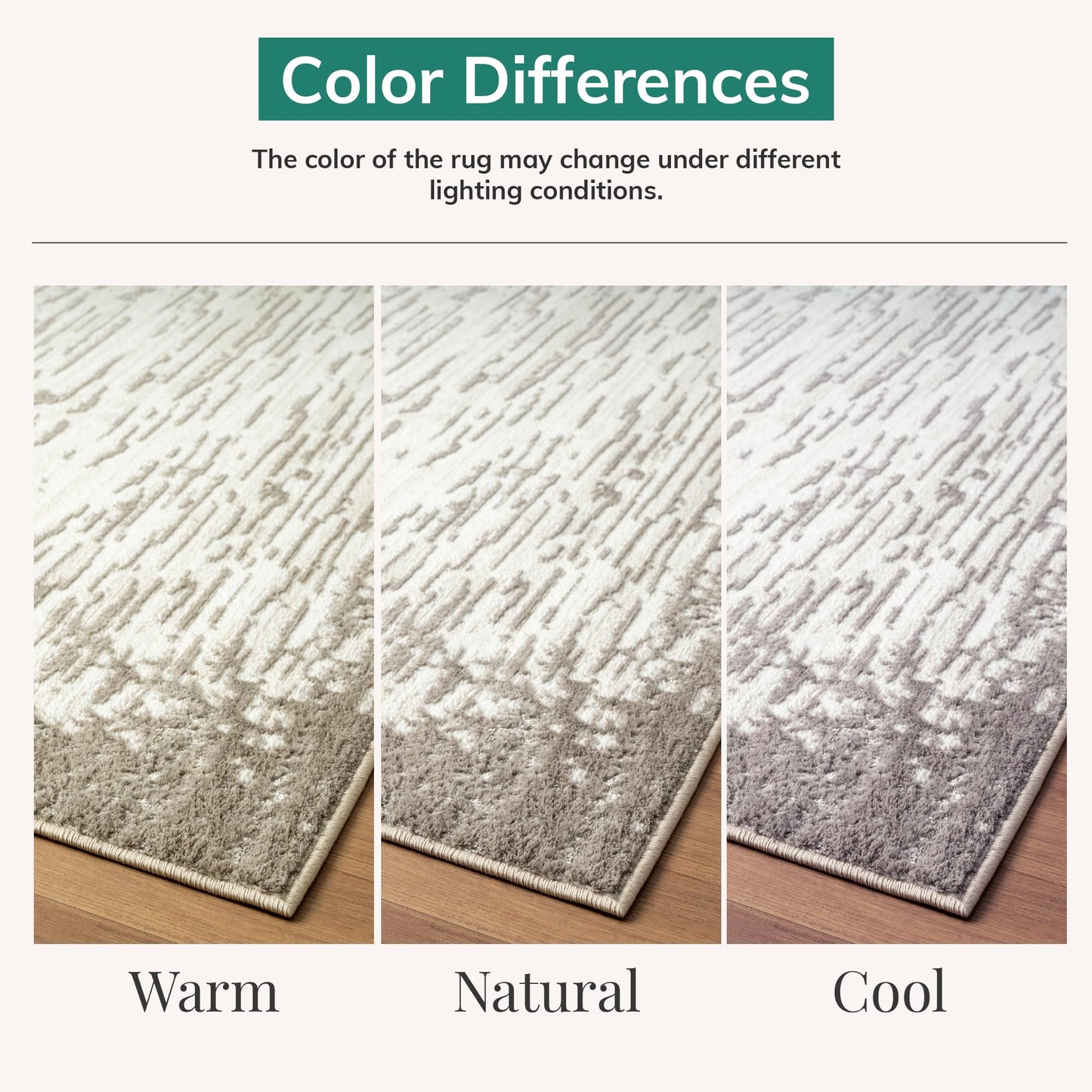 LUXE WEAVERS Artistic Metallic Gray 5x7 Area Rug, Plush Abstract Textured Living Room Carpet