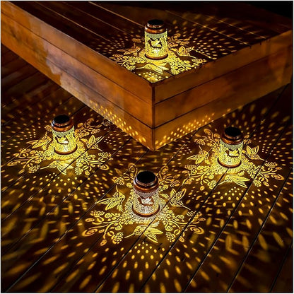 Hummingbird Solar Lanterns Outdoor Hanging Waterproof Solar Lights Hummingbird Gifts for Women Men Metal Bird Decorative LED Lanterns for Outside, Patio, Landscape, Yard Decor, Garden Decorations