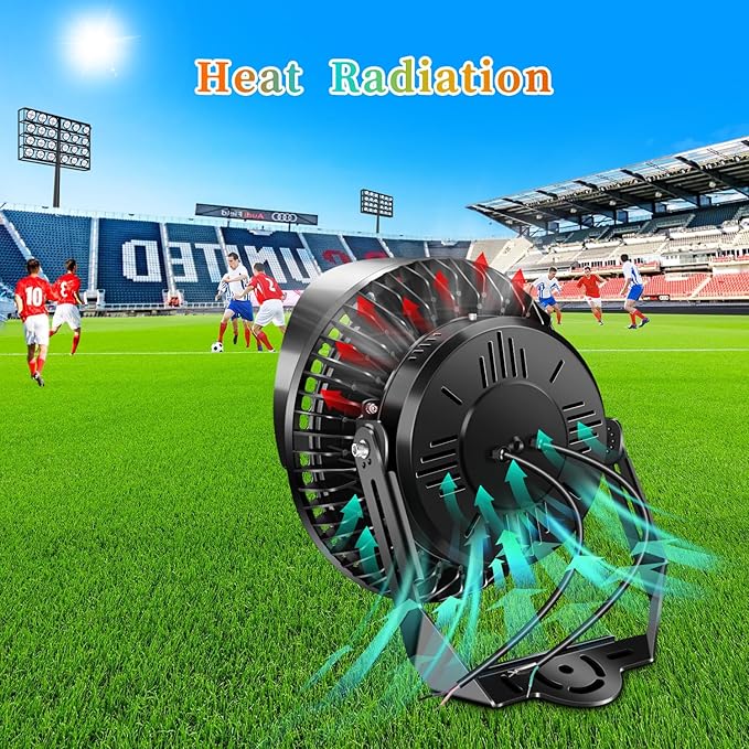 Juyace 78000lm Led Stadium Light Outdoor 600W Flood Lighting Super Bright Commercial Area IP65 Waterproof Arena for Sport Fields and Courts