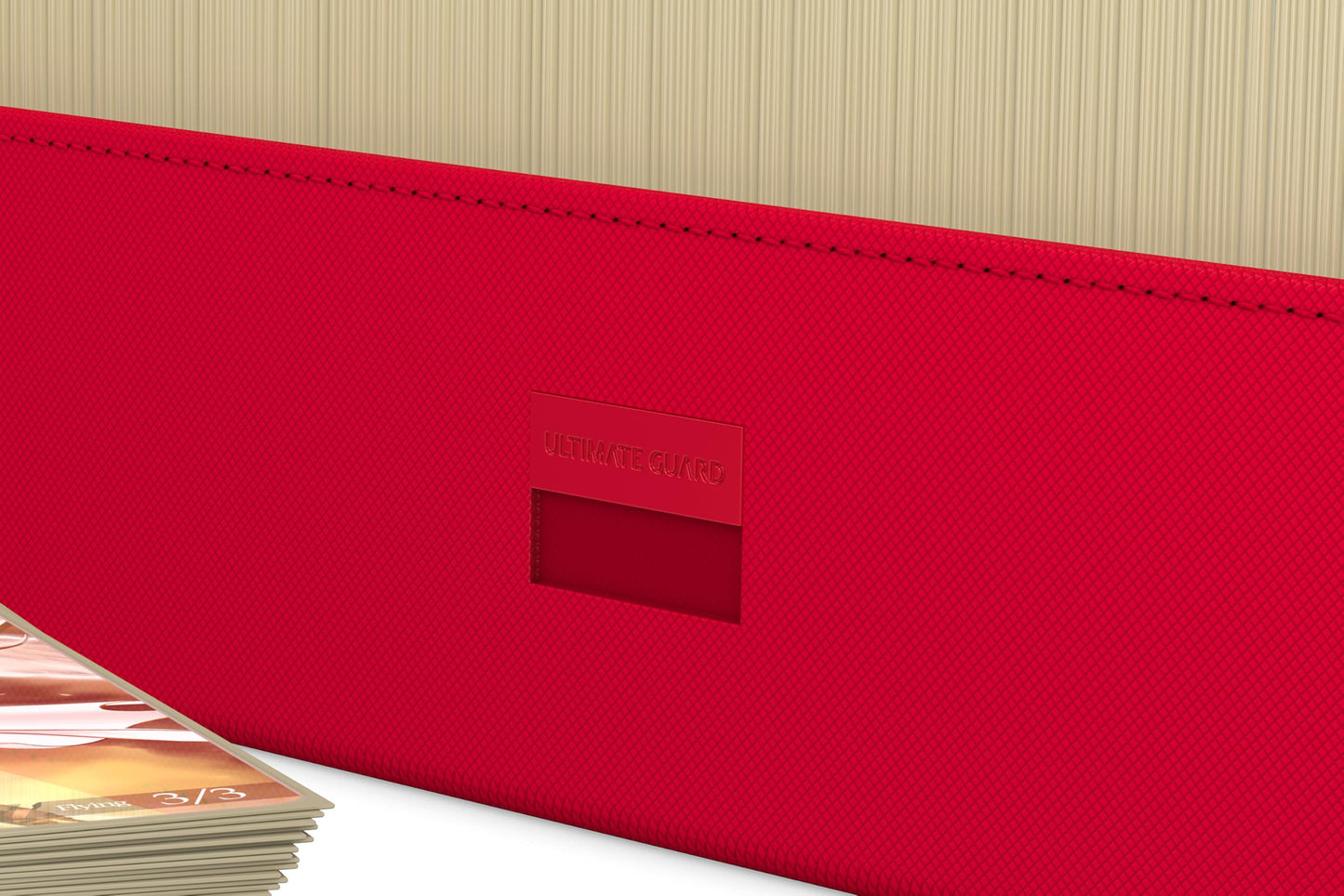Ultimate Guard Arkhive 800+, Deck Case for 800 Double-Sleeved TCG Cards, Red, Compatible with Boulders, Magnetic Closure & Microfiber Inner Lining