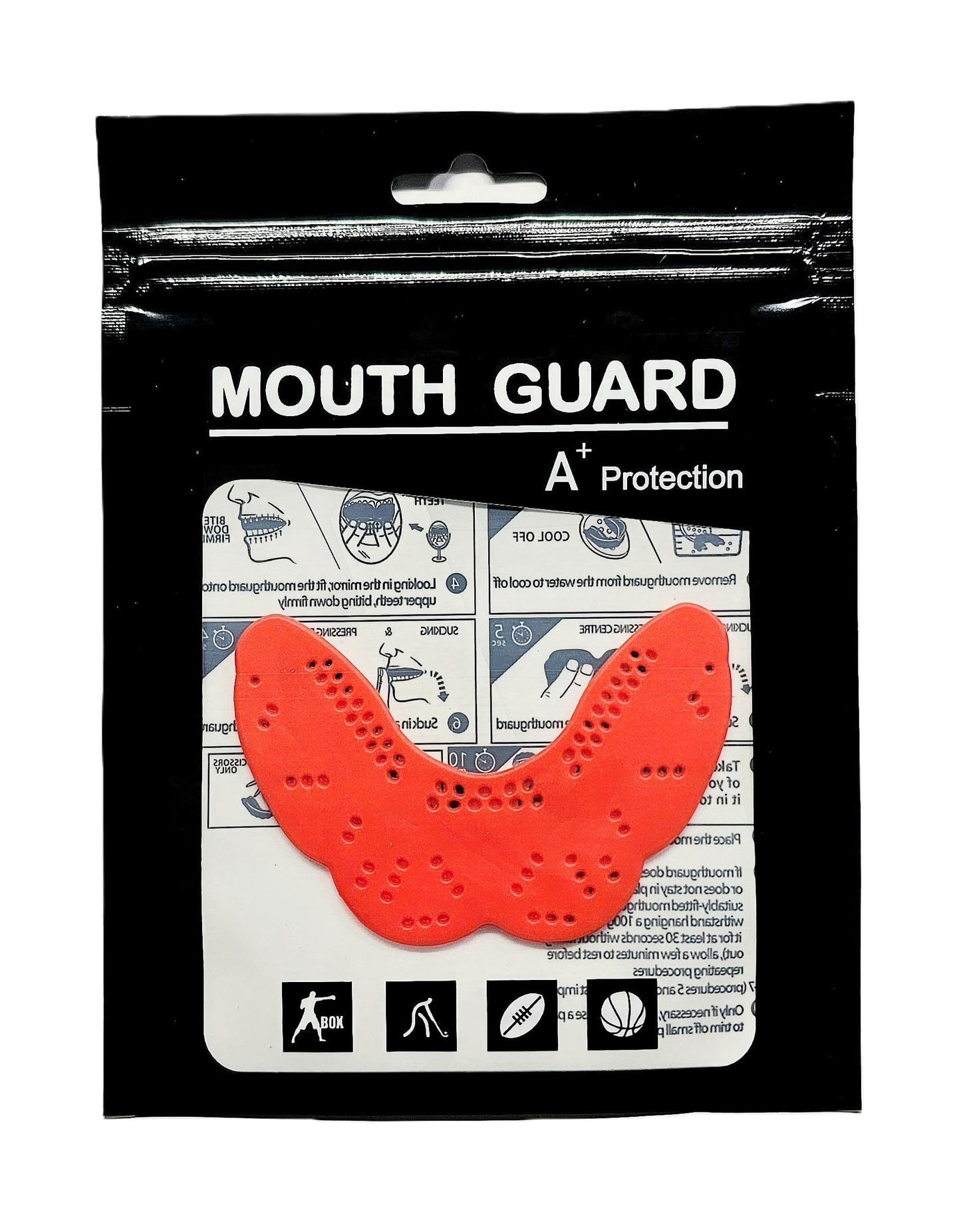 ThermoMoldable Sport Mouthguard - Ultra Thin Custom Fit for Impact Protection (Yellow)
