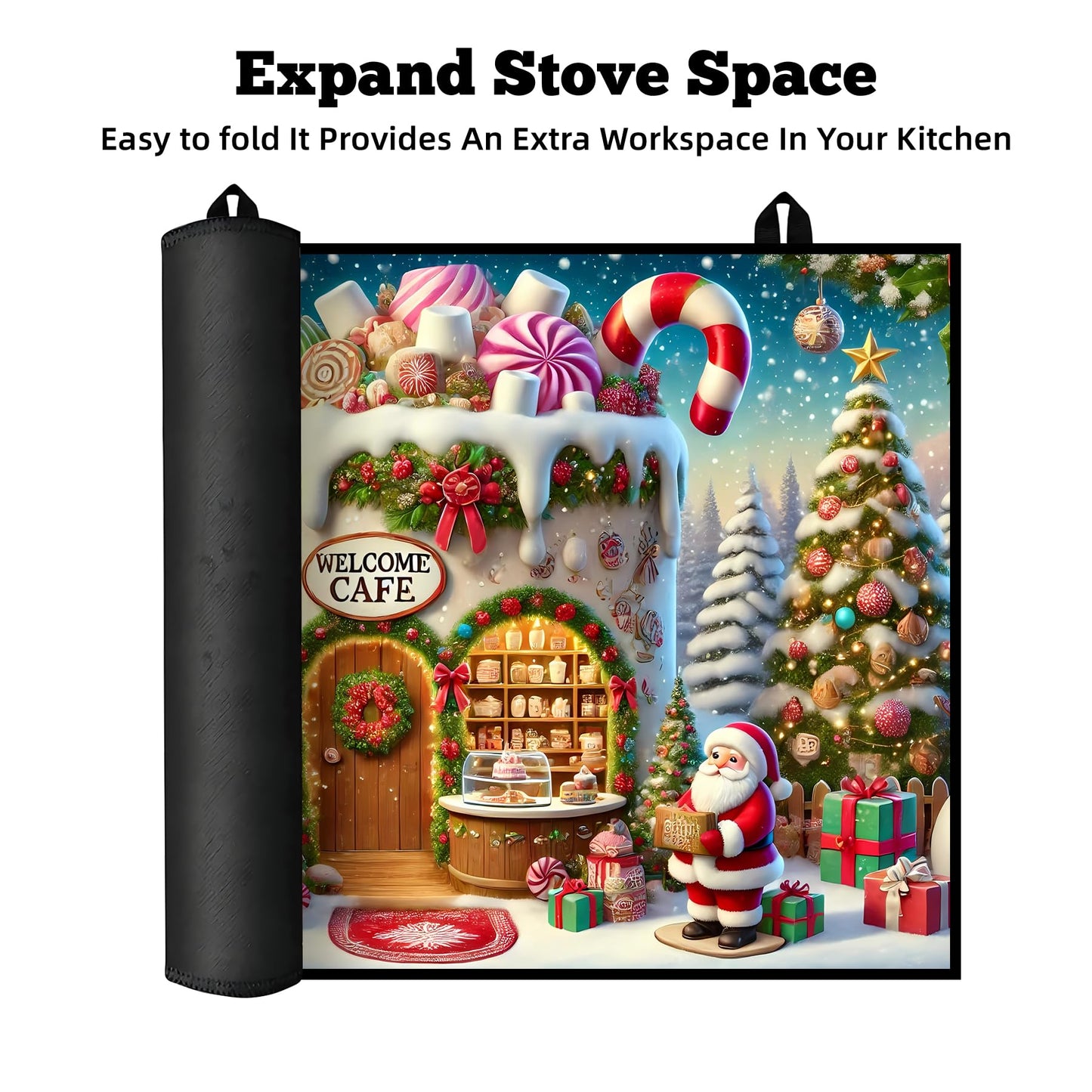 Stove Top Cover for Electric Stove: 28''×20'' Stove Cover Elevate Your Kitchen Reliable Heat Protection,Non-Slip Kitchen Decor (MAI-Z2411224)