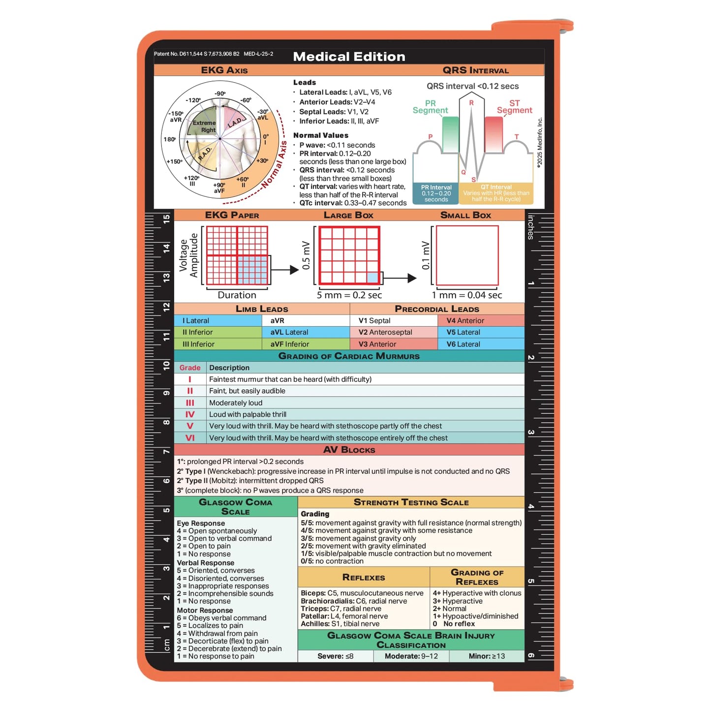 Whitecoat Clipboard® - Medical Edition (Coral, Bifold)