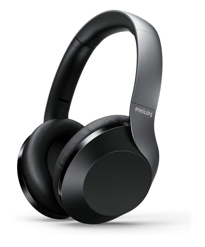 Philips PH805 Active Noise Canceling (ANC) Over Ear Wireless Bluetooth Performance Headphones w/ Hi-Res Audio, Comfort Fit and 30 hours of playtime (TAPH805BK)