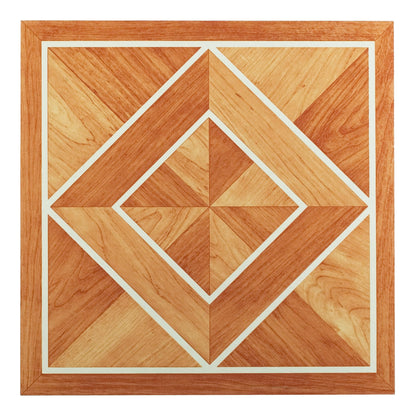 Tivoli Self Adhesive Vinyl Floor Tiles, 45 Tiles - 12" x 12", Light Oak Plank-Look - Peel & Stick, DIY Flooring for Kitchen, Dining Room, Bedrooms, Basements & Bathrooms by Achim Home Decor