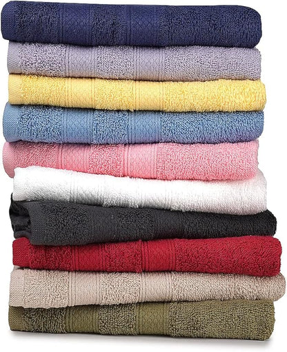 ZUPERIA Classic Hand Towels Pack of 10 100% Ring Spun Cotton Light Weight &