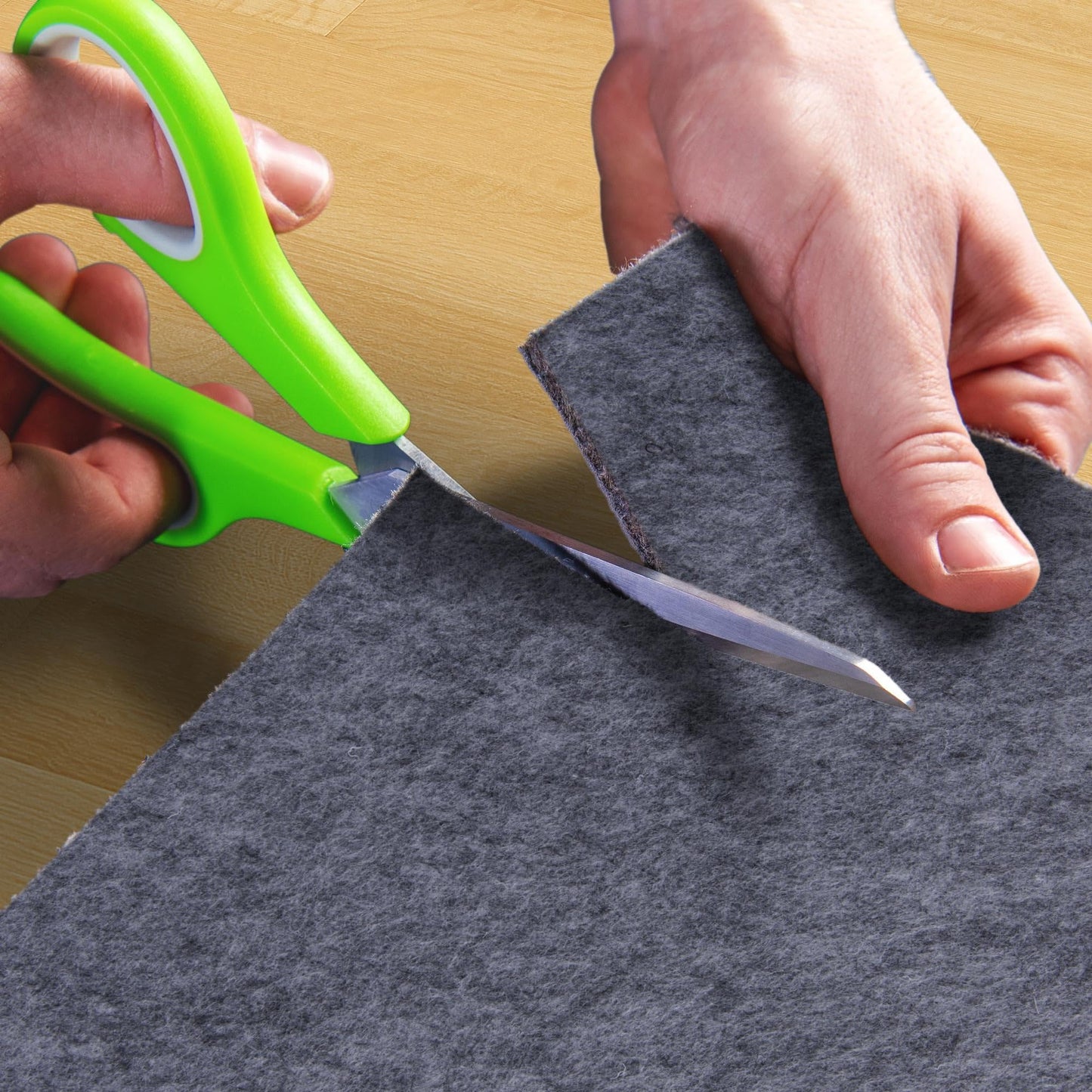 Unique Loom Uni-Luxe Dual Surface Felt and Rubber Non-Slip Rug Pad 1/4" Thick (5'Round)