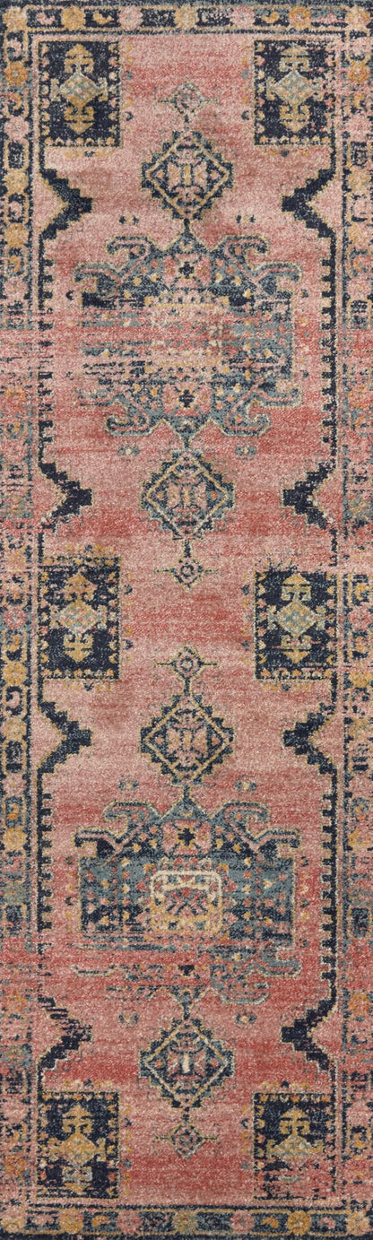 Loloi Jocelyn Collection JOC-06 Rose/Rose 9'-6" x 12'-6" .38" Thick Area Rug
