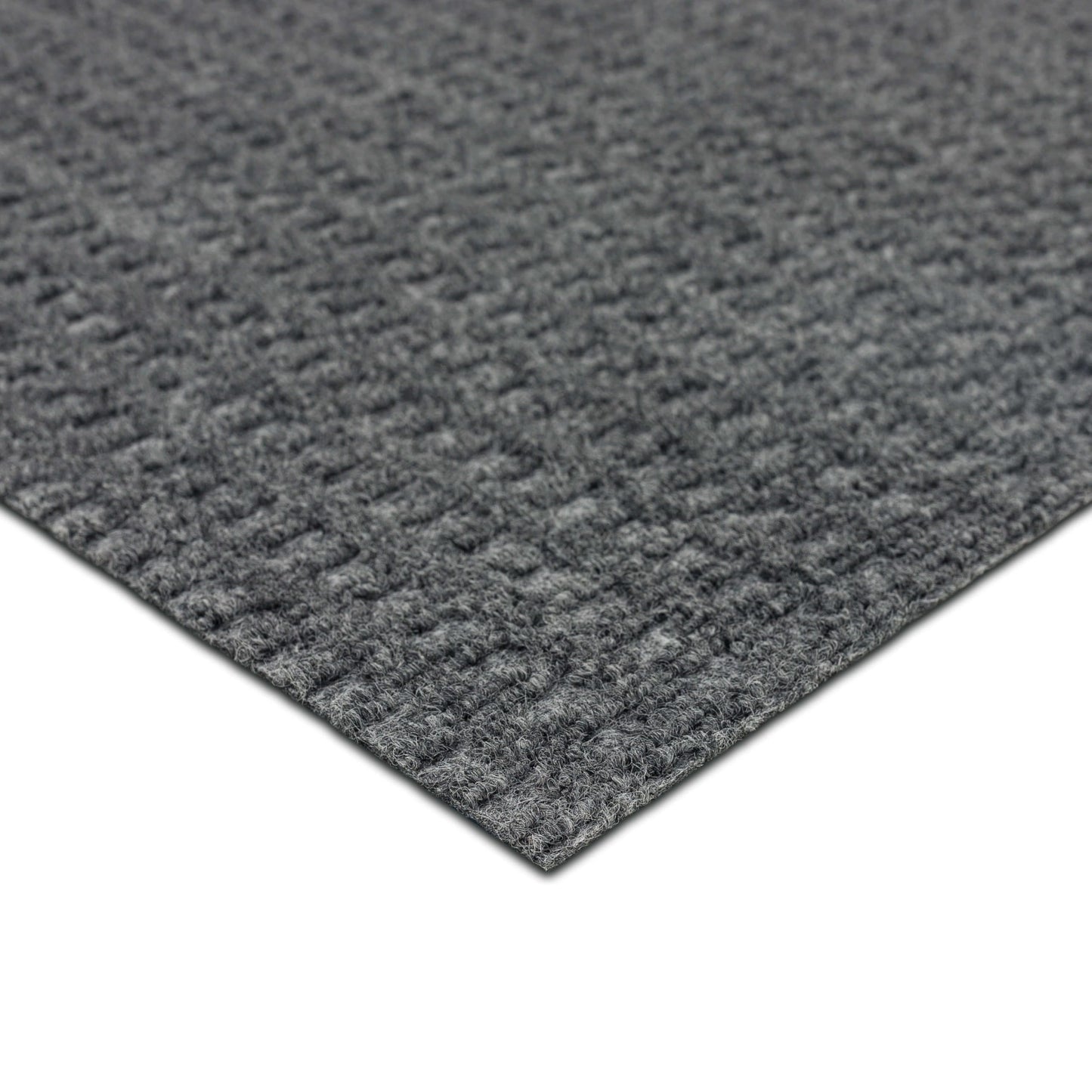 Mohawk Home Peel and Stick Carpet Tiles 18x18 Inch Indoor Outdoor Polyester, Stain Resistant, Easy DIY Install (10 Tiles, 22.5 Sq Ft,Gray Wide Wale)