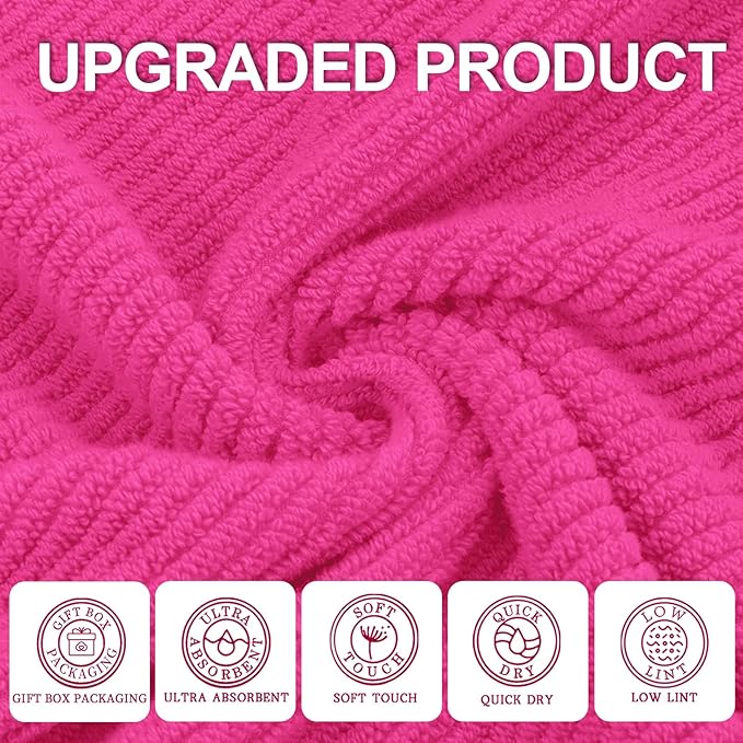 Hot Pink Towels