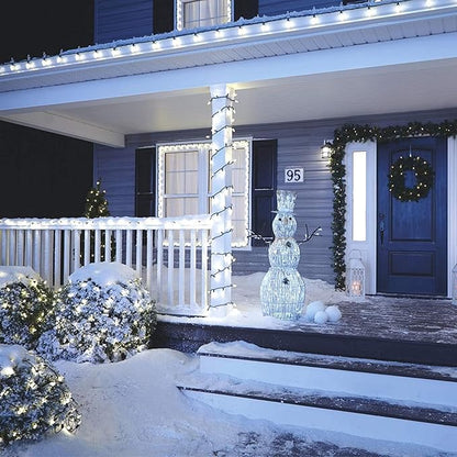 Christmas Lights Outdoor Decorations for Bushes,LED Connectable Bush Christmas Lights Outdoor Yard Mesh Shrub Net Light for Party, Holiday, Wedding, Tree,Bushes (Cool White)