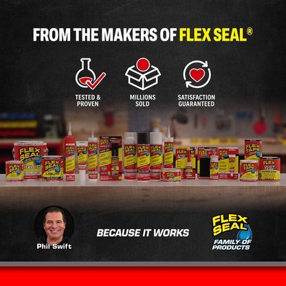 Flex Seal MAX, 17 oz, 2-Pack, Black, Stop Leaks Instantly, Waterproof Rubber Spray On Sealant Coating, Perfect for Gutters, Wood, RV, Campers, Roof Repair, Skylights, Windows, and More