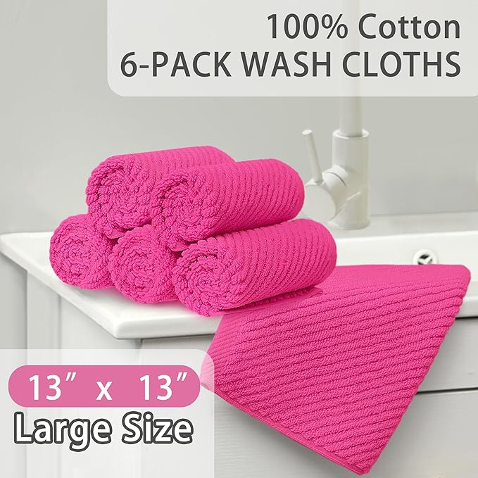 VOOVA & MOVAS Pink Washcloths