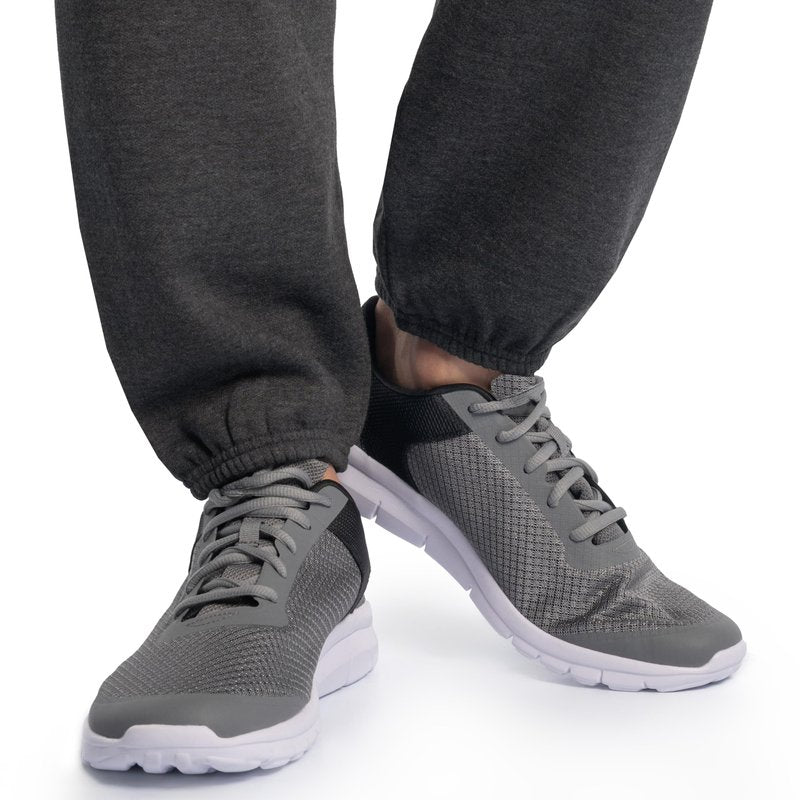 Fruit of the Loom mens Eversoft Fleece & Joggers (Regular Big Man) Sweatpants, Elastic Bottom - Black Heather, X-Large US