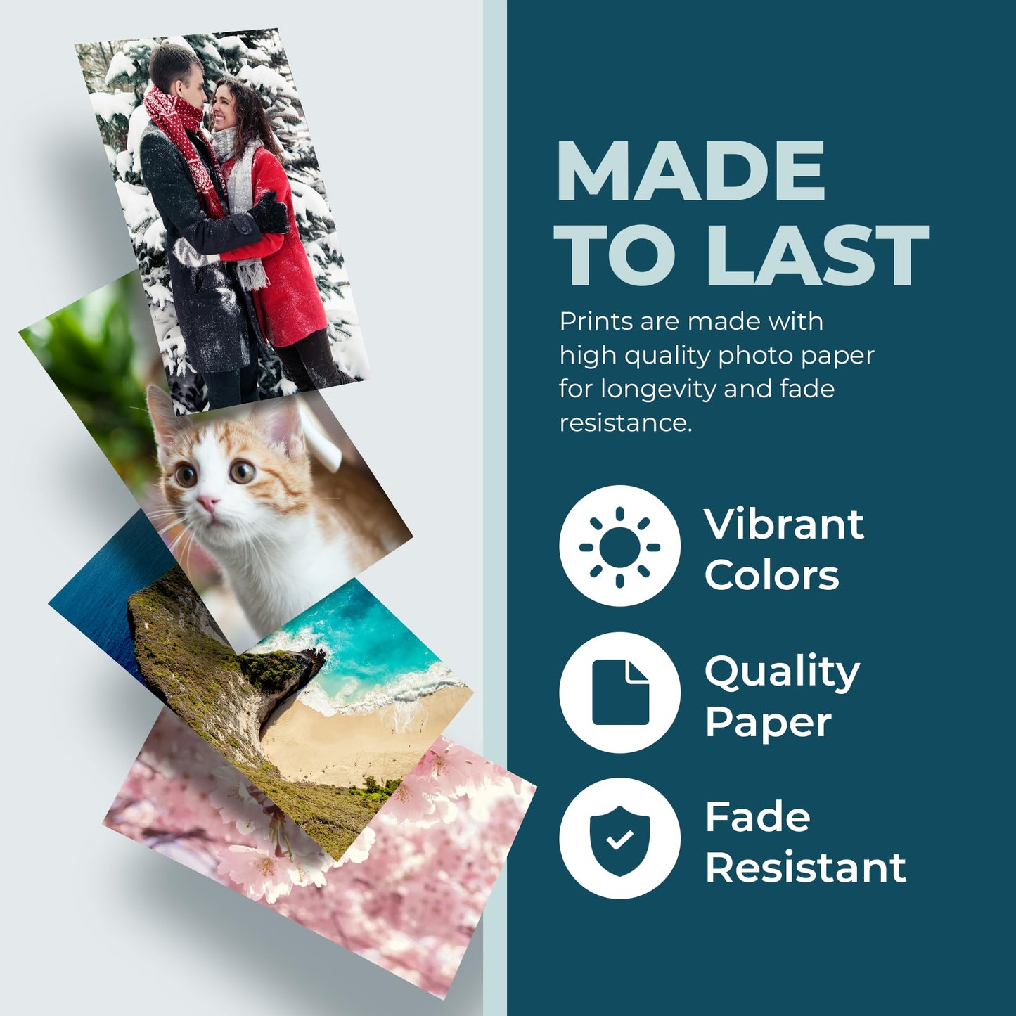 Photo Prints - Glossy - 4x6 - Standard Size - Upload Your Own Photos - Personalized Picture Prints - Custom Printed Photos for Home Decor - Made in the USA - Custom Prints for Picture Frames and Wall Art