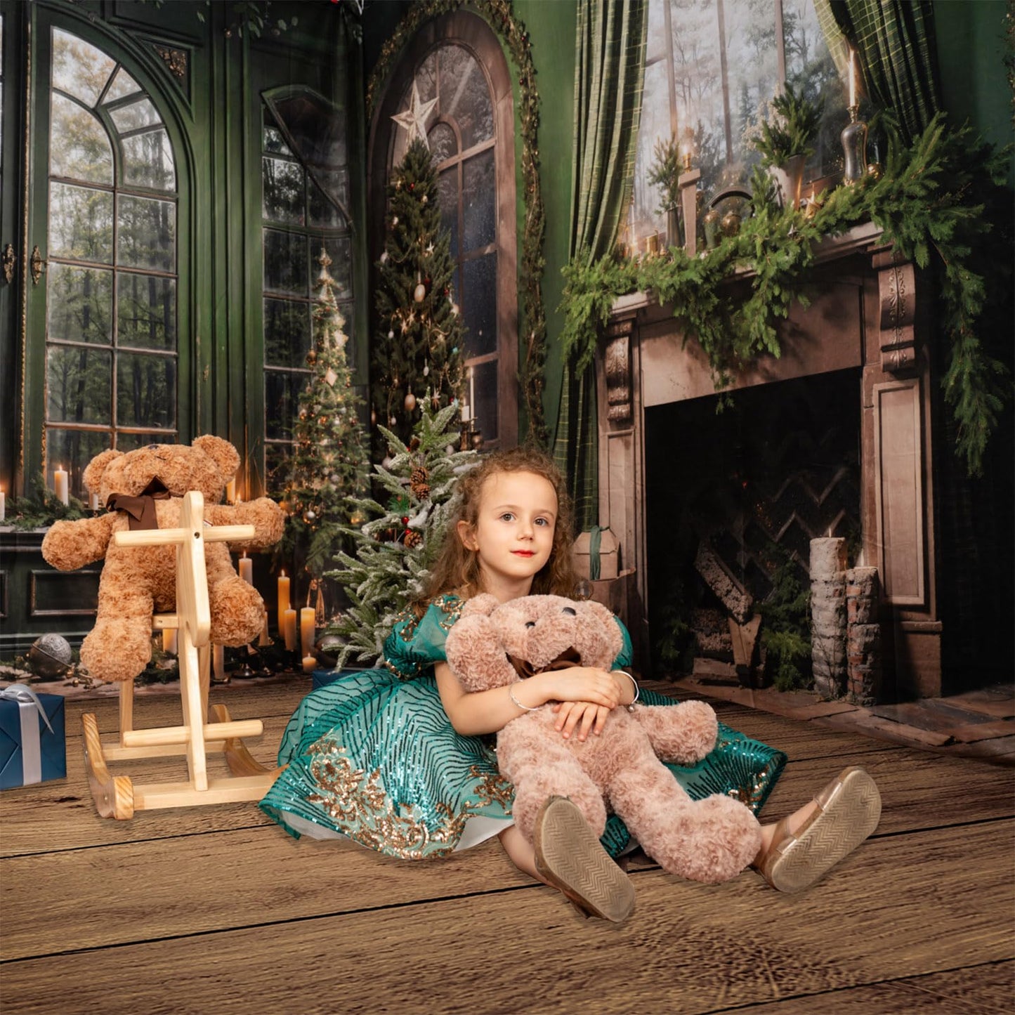 Kate Photography Floor Mats Brown Wooden Backdropn Wall Rubber Floor Mat Newborn Photography Props for Professional Photographers Studio 5x4ft