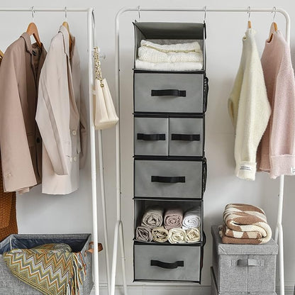 GRANNY SAYS Hanging Closet Organizer 6 Shelves, Closet Organizers and Storage