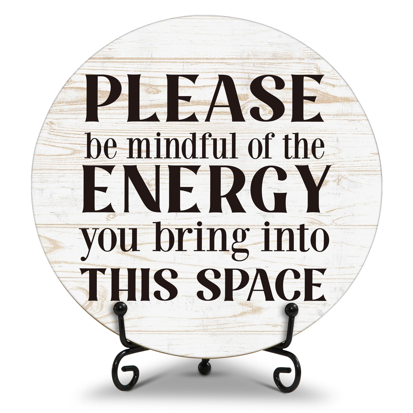Inspirational Desk Decor, Positive Affirmations Wood Decor Sign, Encouragement Gifts For Woman Man, Office Desk Accessories, Farmhouse Home Office Decorations For Table Shelf -A08