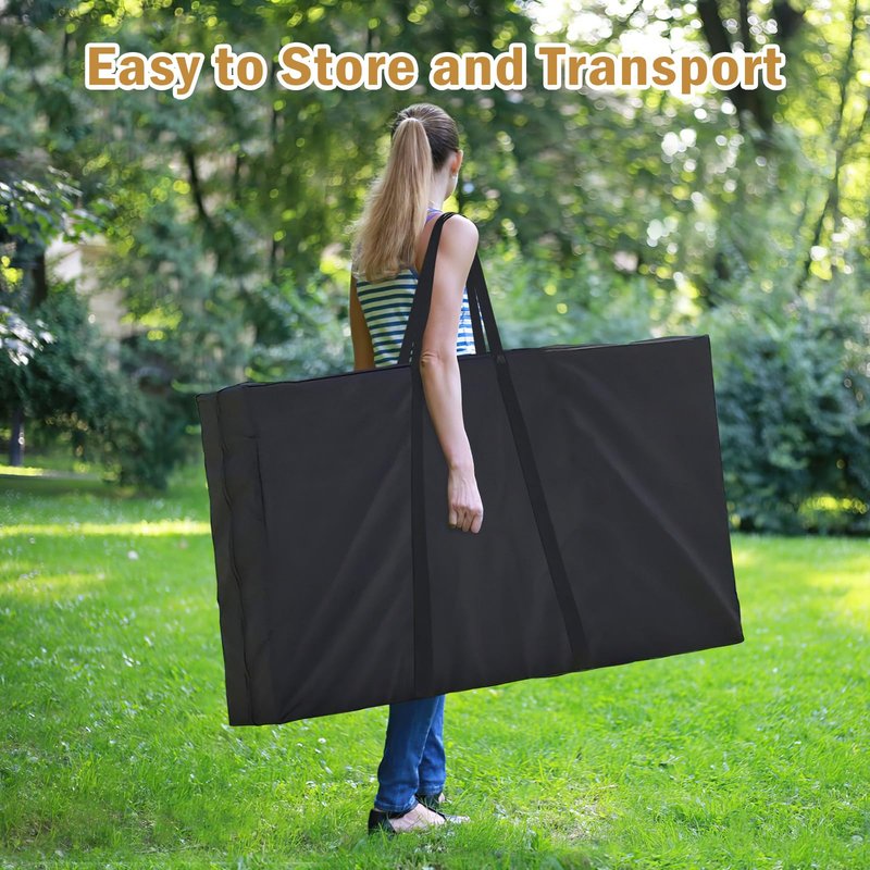 Solid Wood Cornhole Board Set，2 Regulation 4'x2' Cornhole Boards with 8 Cornhole Bags and Carrying Case, Corn Hole Games for Adults Outdoor Bean Bag Toss Game