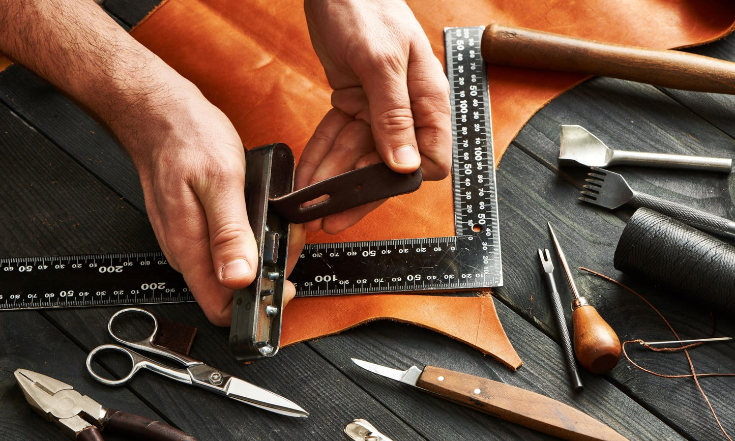 Toprank Genuine Leather Sheets for Crafts 6"X12" Precut Full Grain Leather Tooling Leather (1.6mm) Cowhide Leather Pieces Square, Gray